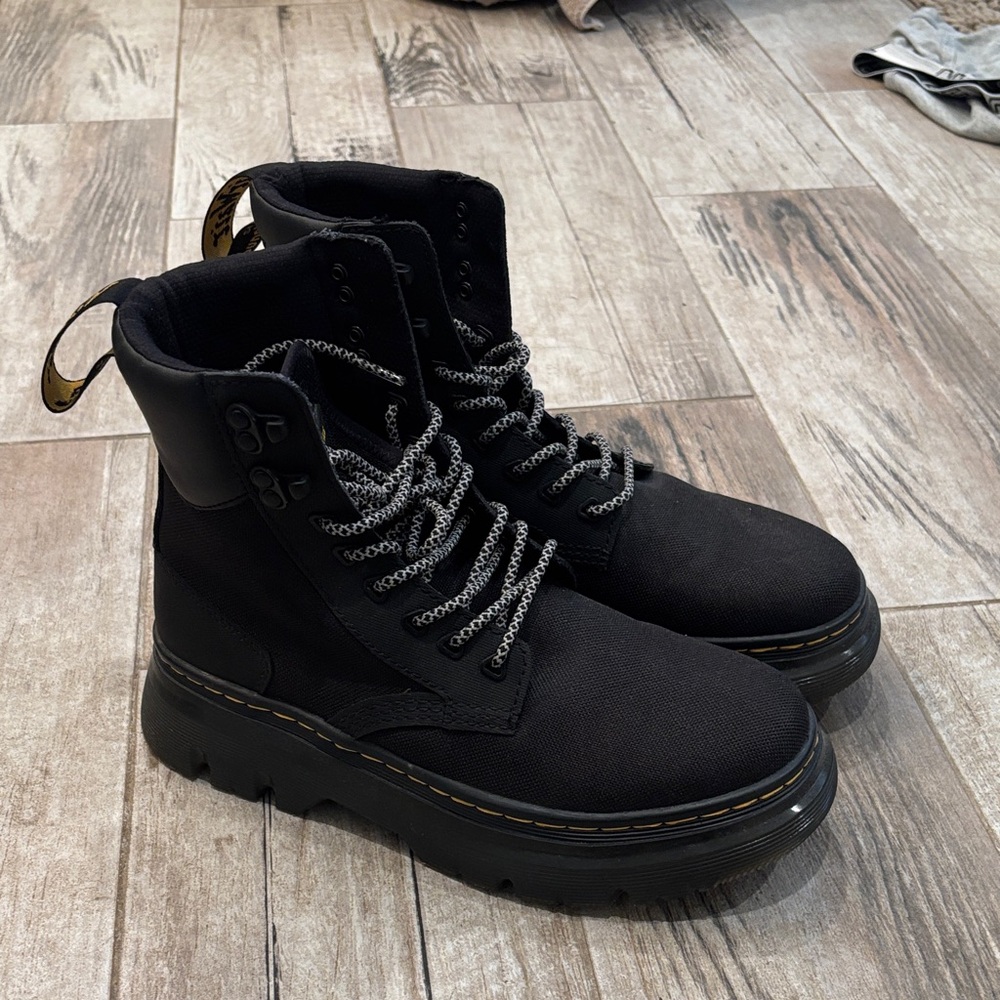 Black High-Top Doc Marten Men's Boots